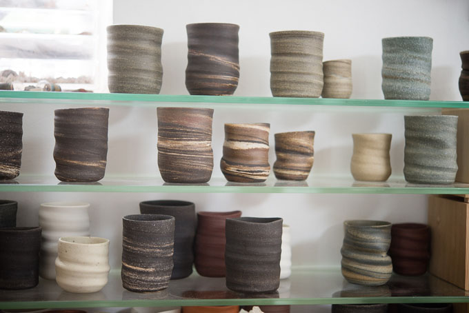 Jennifer Lee in her studio in London 2016